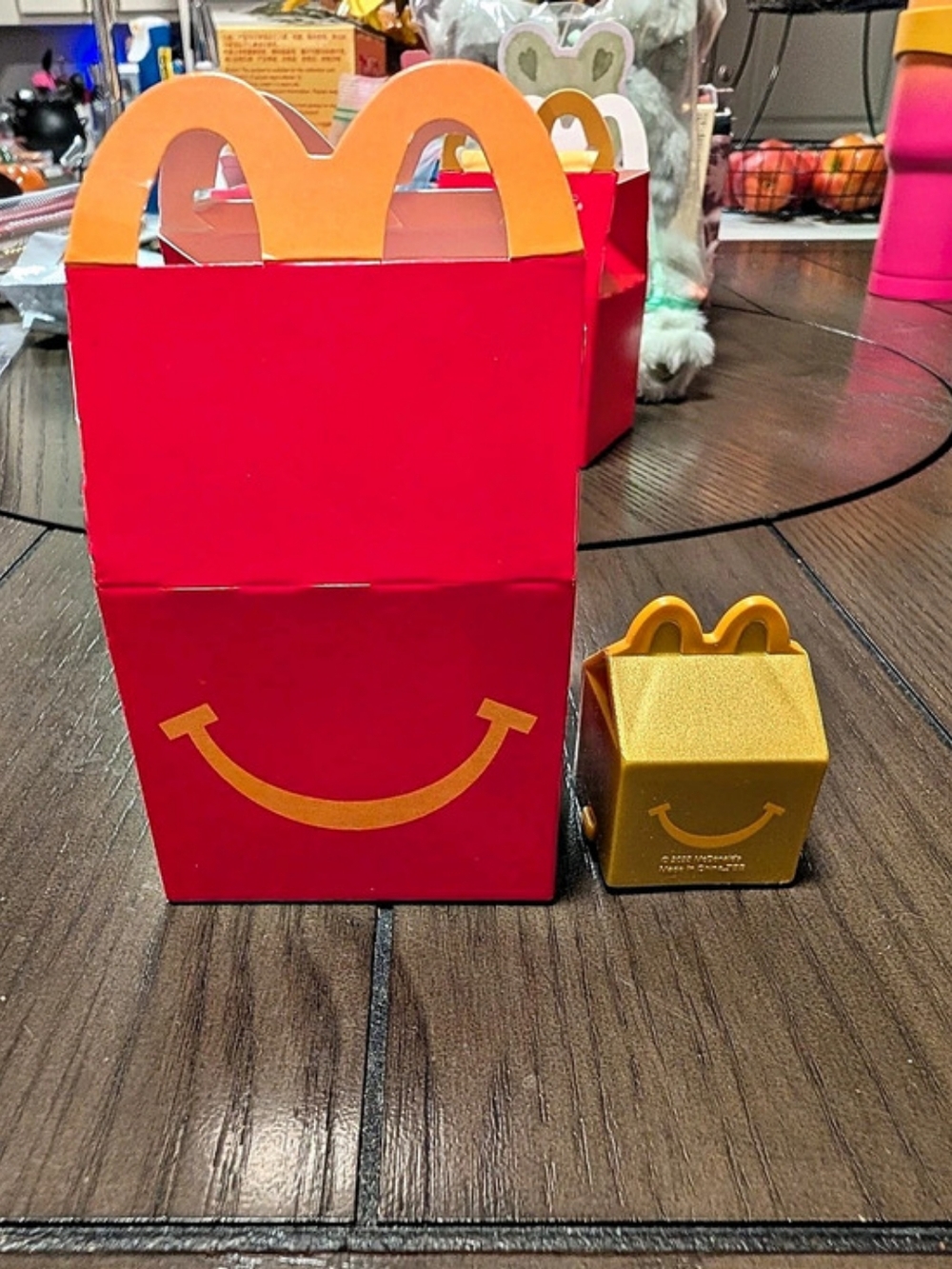 McDonald's Lil McDonald's Golden Happy Meal Box Toy Set
